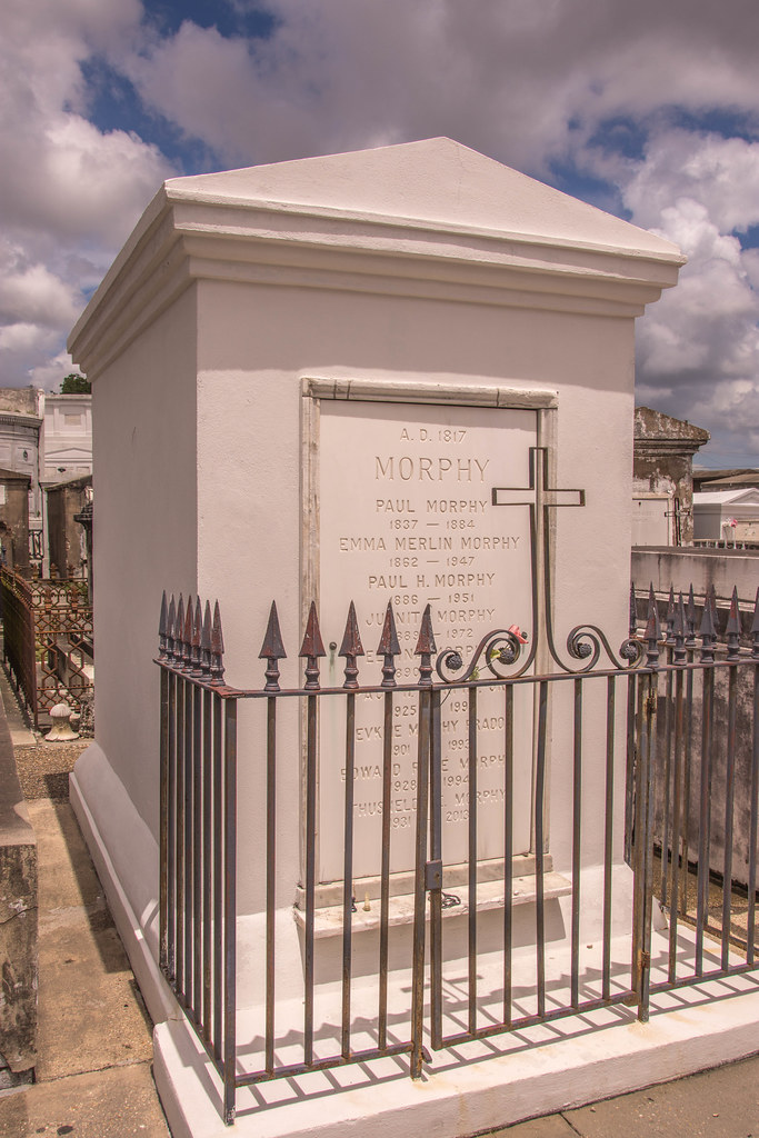 Paul Morphy Grave, Paul Morphy was a famed chess player, co…